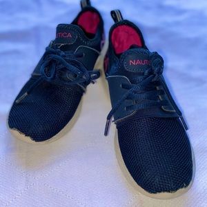 Girls size 1 Nautica sneakers